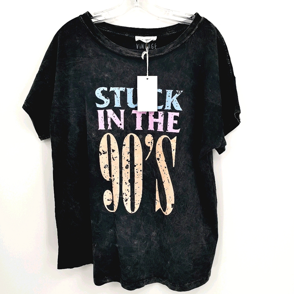 90s Luca Grae Women's L 100% Cotton Flexible Top